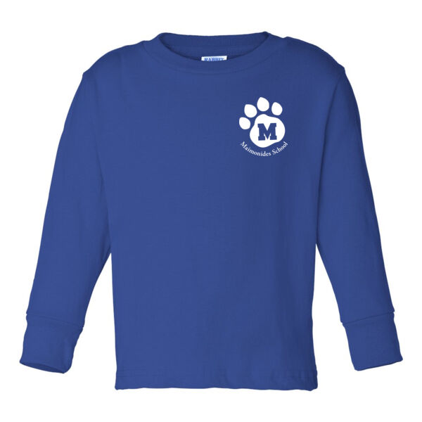 Rabbit Skins - Toddler Long Sleeve Fine Jersey Tee - Printed Logo Thumbnail