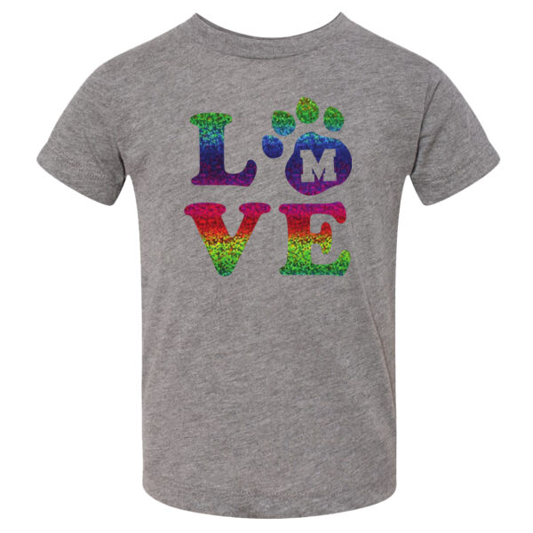 BELLA + CANVAS - Toddler Triblend Tee - Vinyl Transfer Logo Thumbnail