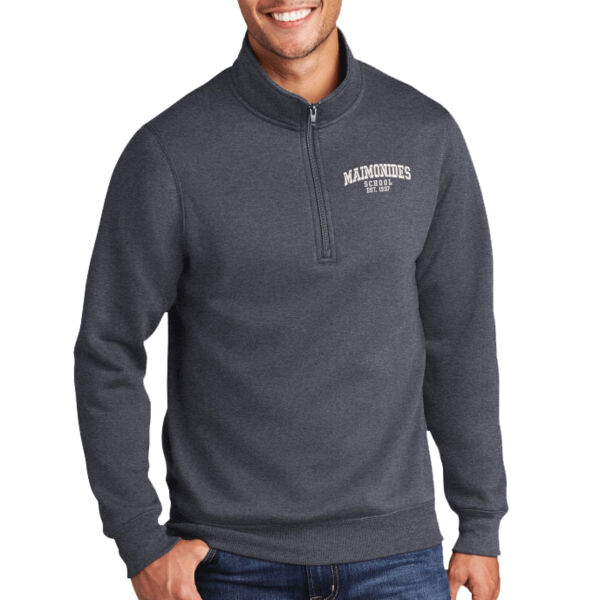 Port & Company ® Core Fleece 1/4-Zip Pullover Sweatshirt - Embroidered Logo Thumbnail