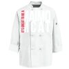 Eight Knot Button Chef Coat with Thermometer Pocket Thumbnail