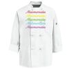 Eight Knot Button Chef Coat with Thermometer Pocket Thumbnail