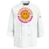 Eight Knot Button Chef Coat with Thermometer Pocket Thumbnail