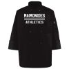 Ten Pearl Button Black Chef Coat Thumbnail