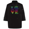 Ten Pearl Button Black Chef Coat Thumbnail
