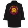 Ten Pearl Button Black Chef Coat Thumbnail