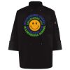 Ten Pearl Button Black Chef Coat Thumbnail