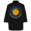 Ten Pearl Button Black Chef Coat Thumbnail