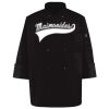 Ten Pearl Button Black Chef Coat Thumbnail