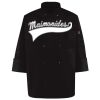 Ten Pearl Button Black Chef Coat Thumbnail